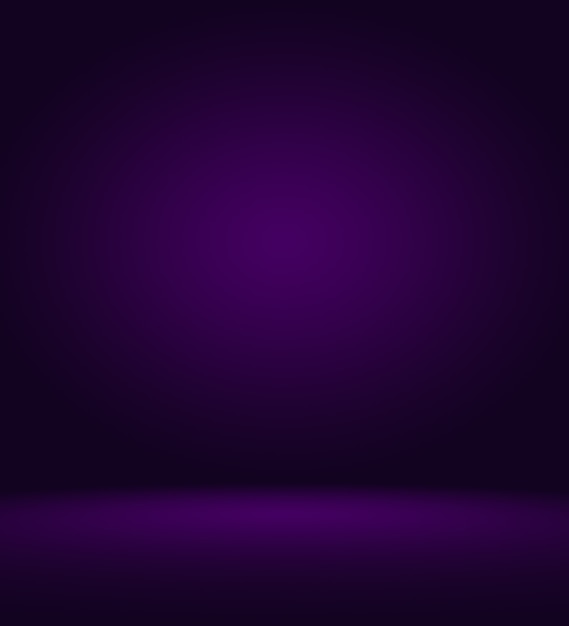 Photo gratuite concept de fond de studio - fond de salle de studio violet dégradé clair vide abstrait pour le produit.
