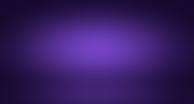 Concept de fond de studio - fond de salle de studio violet dégradé clair vide abstrait pour le produit.