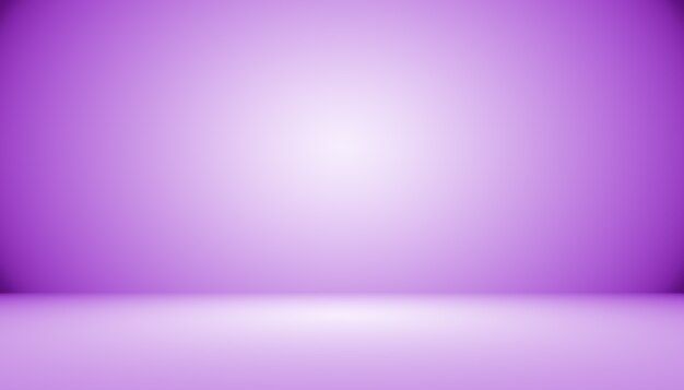Concept de fond de studio - fond de salle de studio violet dégradé foncé pour le produit.