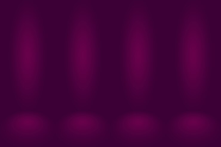 Photo gratuit concept de fond de studio - fond de salle de studio violet dégradé foncé pour le produit.