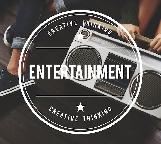 Concept graphique Vintage Vector Entertainment