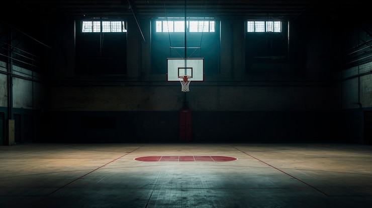 Photo gratuit concept de jeu de basket-ball