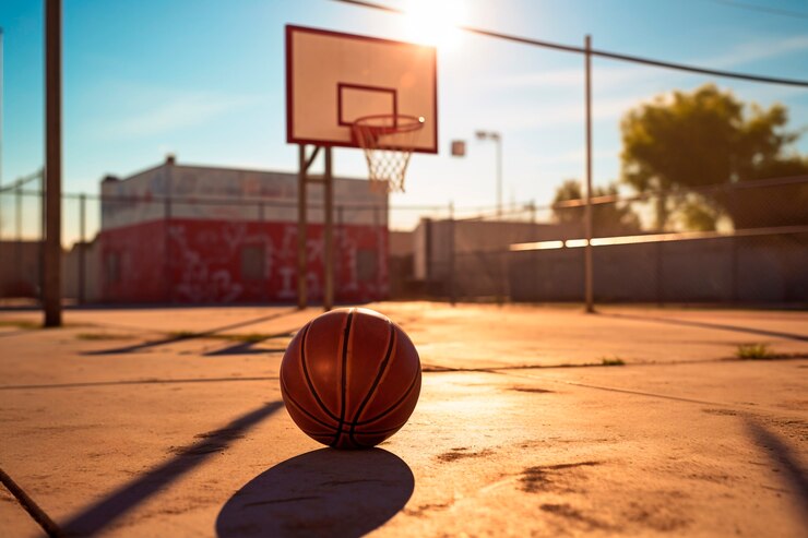 Photo gratuit concept de jeu de basket-ball