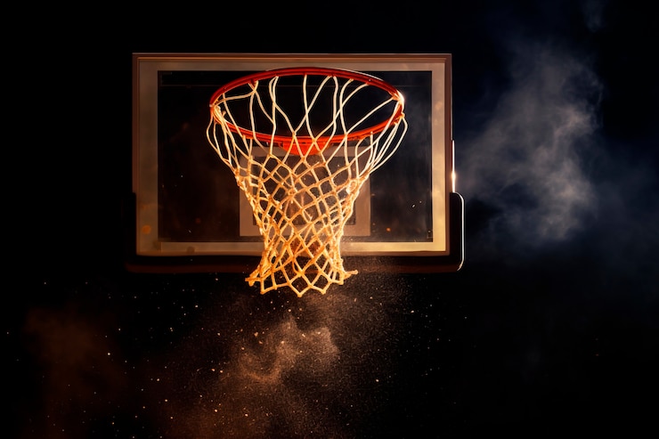 Photo gratuit concept de jeu de basket