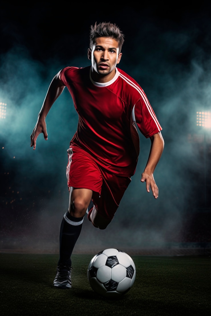 Photo gratuit concept de jeu de football