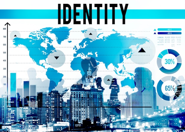 Concept de marketing de produit Identity Copyright Branding