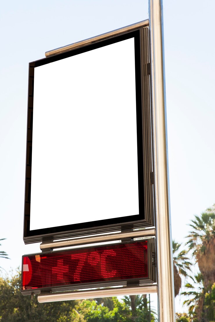 Photo gratuit concept de mupi vide