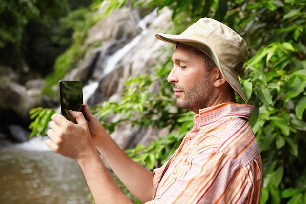 Concept de nature, écologie et science.