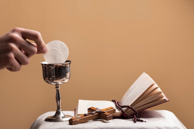 Concept de la sainte communion avec la bible