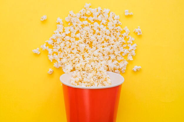 Concept de seau à popcorn