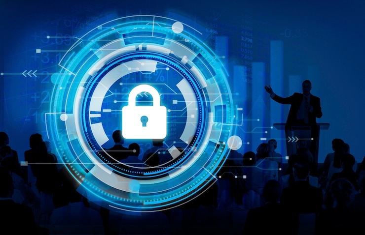 Photo gratuit concept de sécurité sécurité entreprise entreprise protection