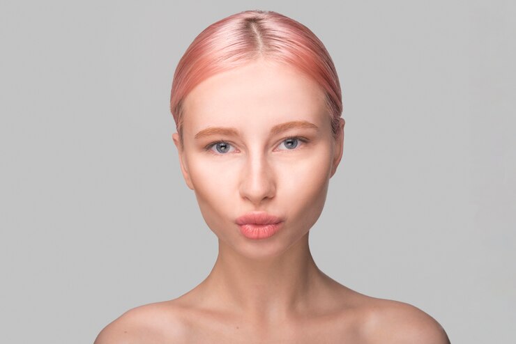 Photo gratuit concept de soin de la peau avec une belle femme