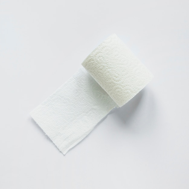 Concept de soins de beauté avec du papier toilette