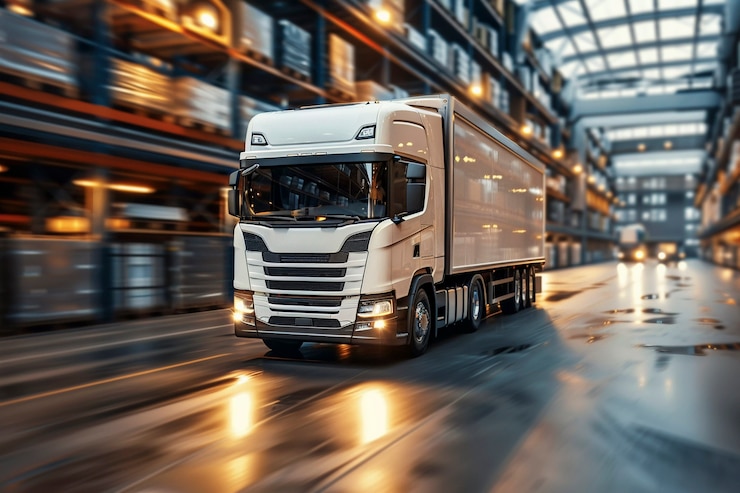 Photo gratuit concept de transport et de logistique