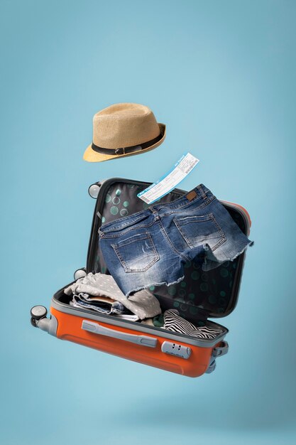 Concept de voyage avec bagages