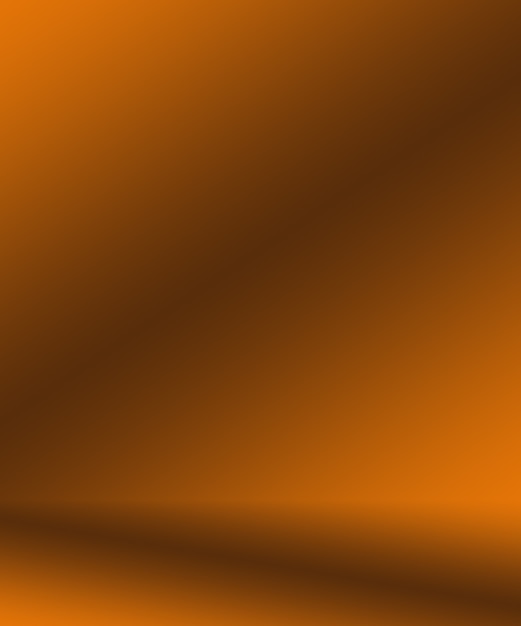 Conception abstraite de la mise en page de fond orange lisse, studio, salle, modèle web, rapport d'activité avec une couleur de dégradé de cercle lisse.