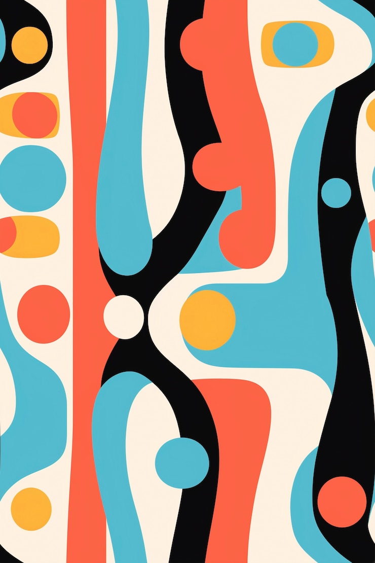 Photo gratuit conception abstraite de motifs sans couture
