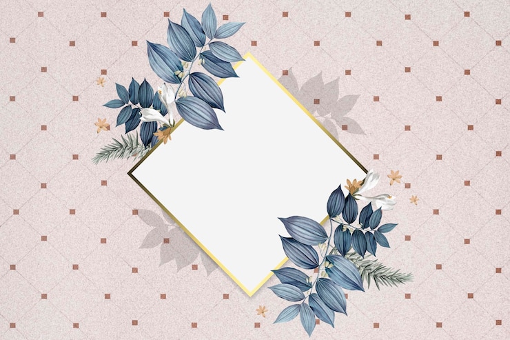 Photo gratuit conception de cadre de mariage floral luxueux
