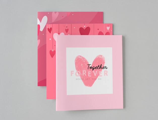 Conception de cartes de saint valentin mignon