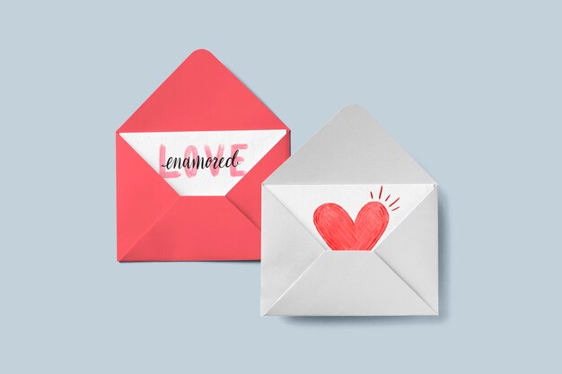 Conception de cartes de saint valentin mignon