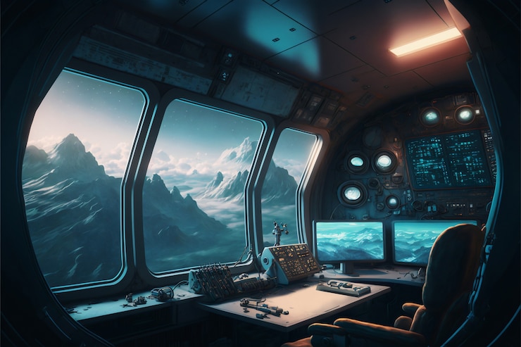 Photo gratuit conception d'un collage de voyage dans l'espace