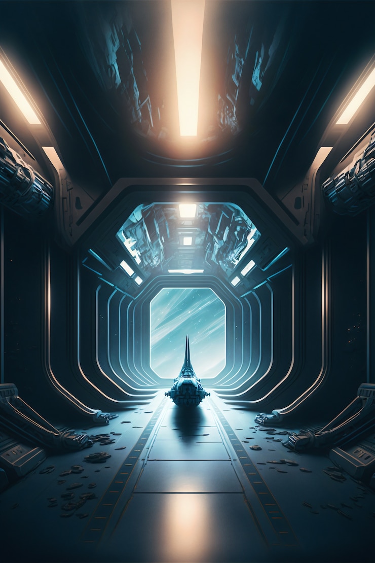 Photo gratuit conception d'un collage de voyage dans l'espace