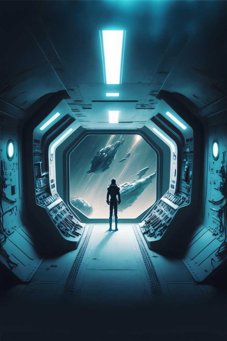 Photo gratuit conception d'un collage de voyage dans l'espace