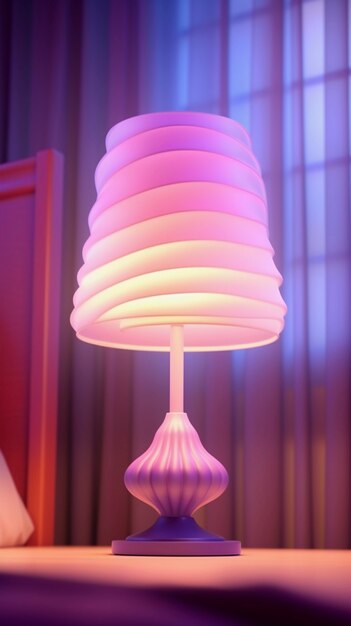 Conception d'une lampe à lumière d'art numérique