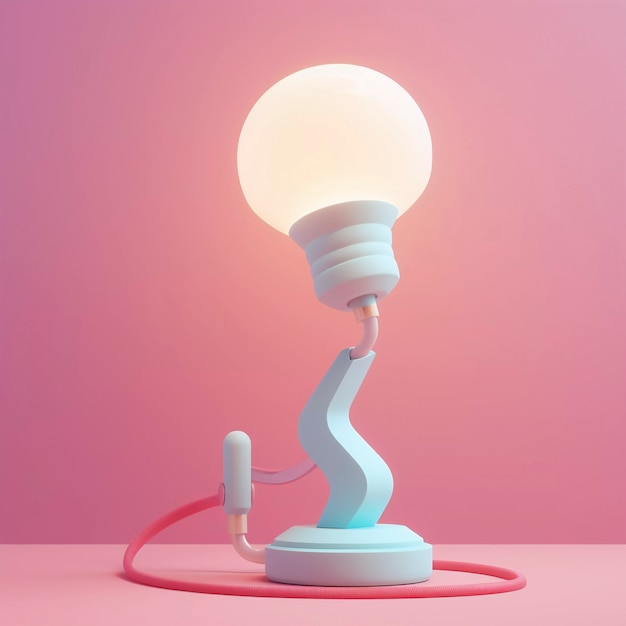 Conception d'une lampe à lumière d'art numérique