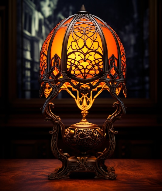 Conception de la lampe de style sombre