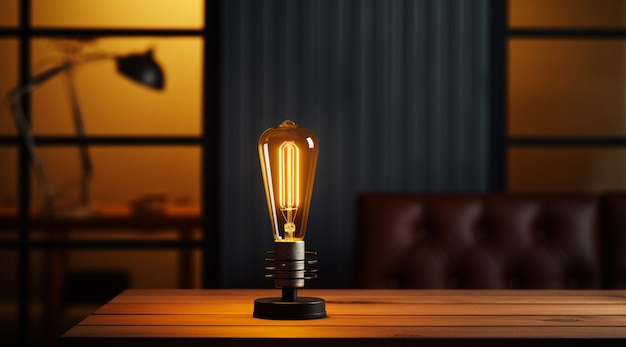 Photo gratuite conception de lampes d'éclairage modernes en 3d