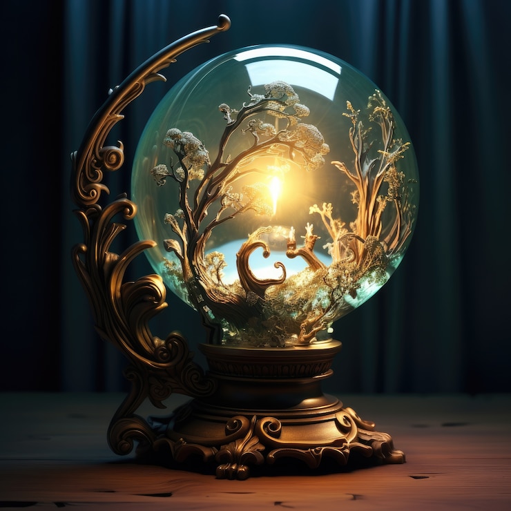Photo gratuit conception de lampes lumineuses futuristes et fantastiques