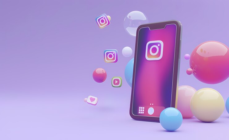Photo gratuit conception de médias sociaux réaliste du téléphone en studio