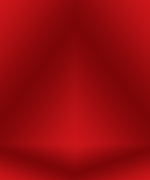 Photo gratuite conception de mise en page de la saint-valentin de noël de fond rouge doux de luxe abstrait, studio, salle, modèle web, rapport d'activité avec une couleur de dégradé de cercle lisse.