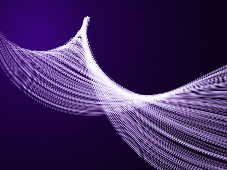 Photo gratuit conception moderne de brins fluides 3d