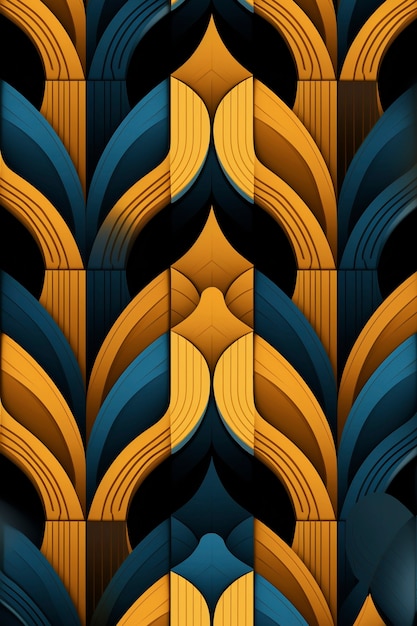 Conception de motifs abstraits sans couture