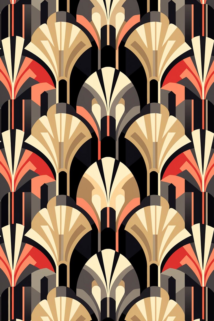 Photo gratuit conception de motifs abstraits sans couture
