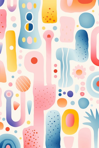 Conception de motifs abstraits sans couture