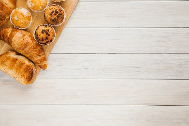 Photo gratuit conseil avec pâtisserie pour le petit déjeuner