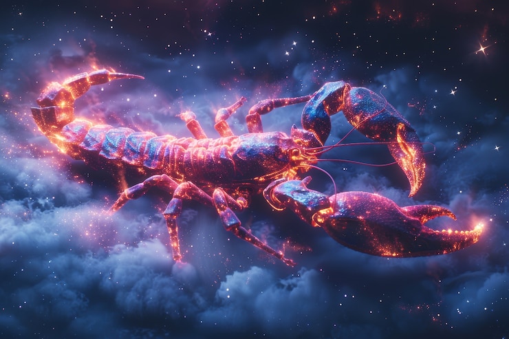 Photo gratuit une constellation d'animaux fantastiques