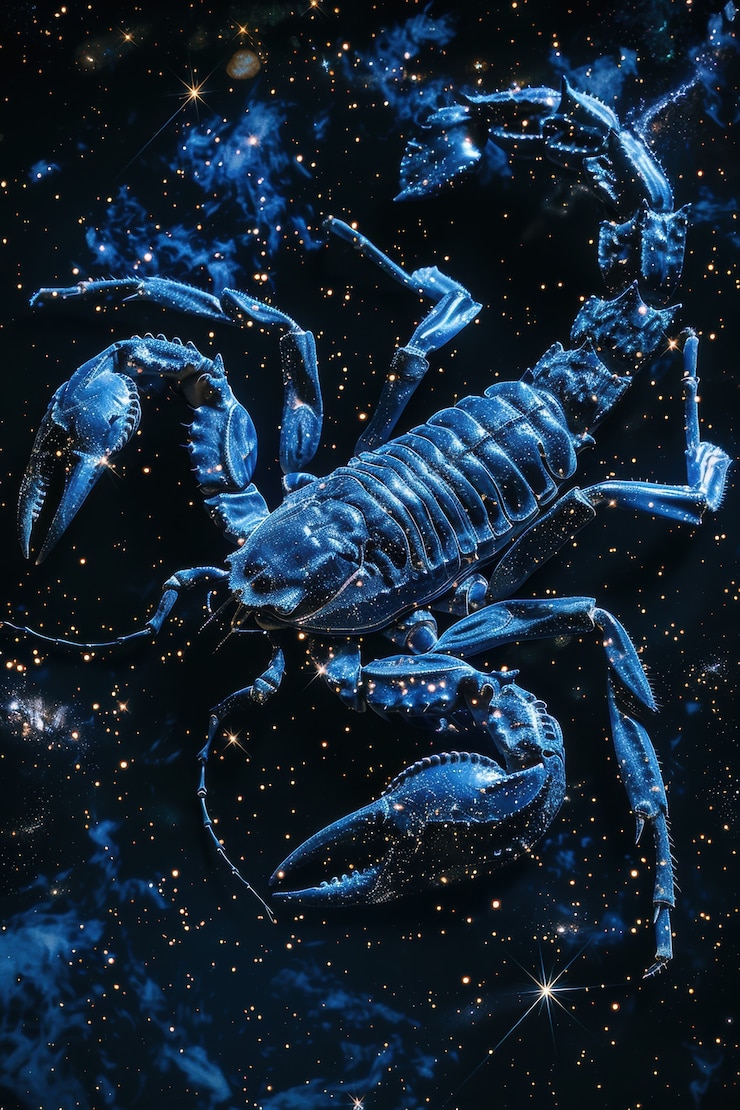Photo gratuit une constellation d'animaux fantastiques