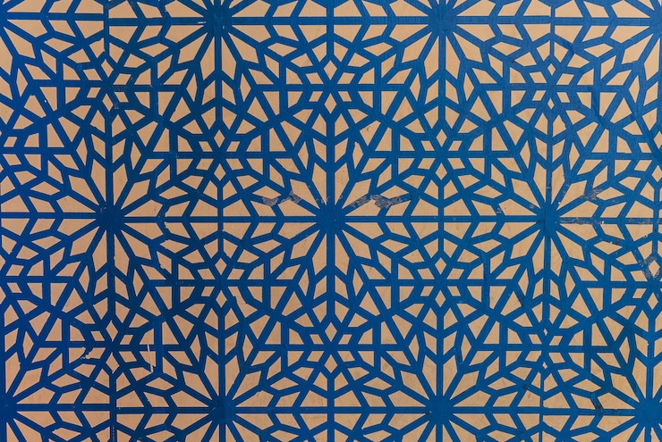Photo gratuit contexte des carreaux du maroc