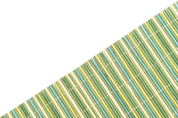 Contexte de la surface de bambou du tapis