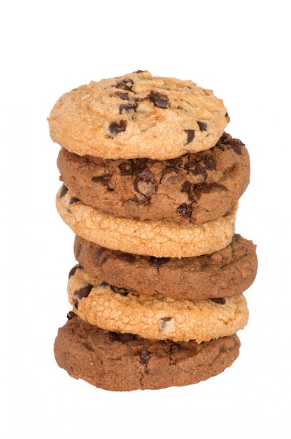 Photo gratuite cookies aux chips de chocolat