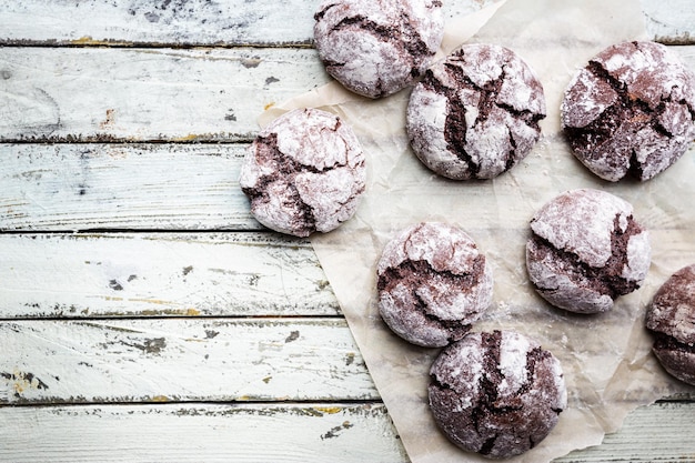 Photo gratuite cookies aux pépites de chocolat