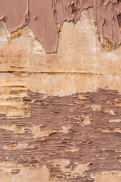 Copeaux de bois sur une surface robuste