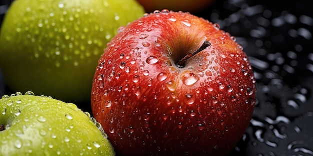 Photo gratuite une corne d'abondance vibrante de fruits détrempés et pleins de couleurs