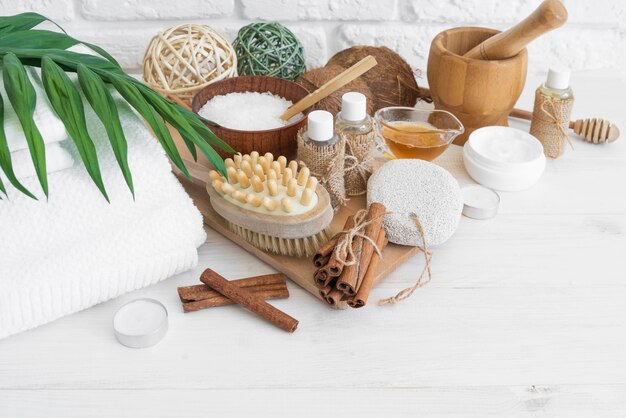 Cosmétiques naturels à angle élevé