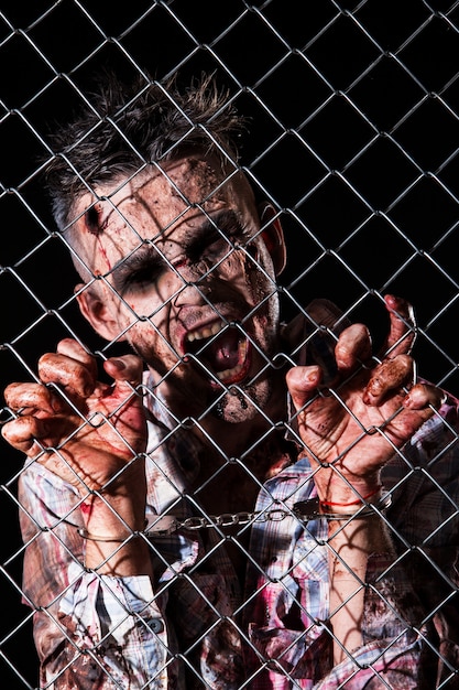 Costume de zombie effrayant cosplay