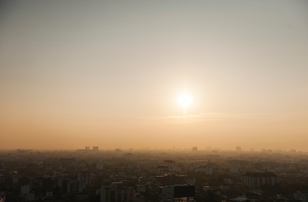 Le coucher du soleil